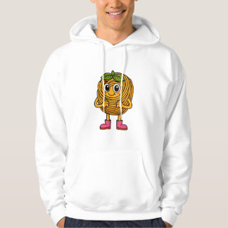 Veste À Capuche Cute Pasta Character – Happy Food Illustration by