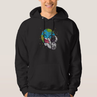 Veste À Capuche Cute planète Astronaut Terre Galaxie Voyage spatia