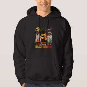 Veste À Capuche Cute Pug Happy Hallothanksmas Halloween Thanksgivi