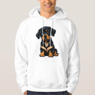 Veste À Capuche Cute Rottweiler - Cadeaux pour les propriétaires d