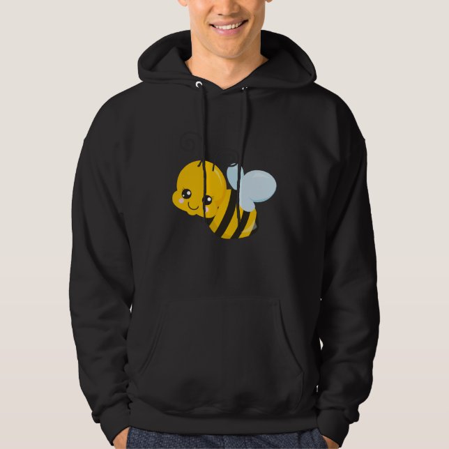 Veste À Capuche Cute Wholesome Bee Save the Bees Bumblebee (Devant)