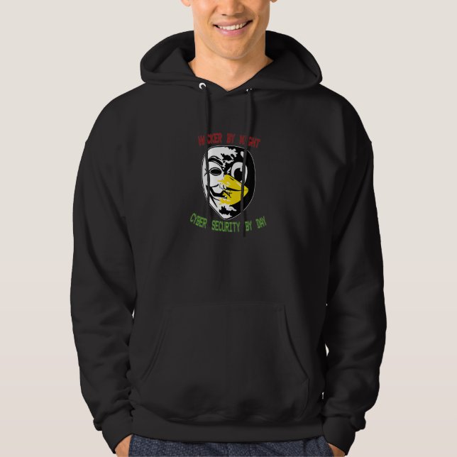 Veste À Capuche Cyber Sécurité Expert Linux Penguin en tant que pi (Devant)