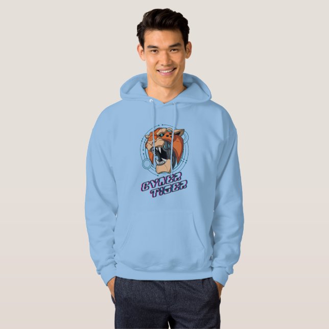 Veste À Capuche Cyber Tiger | Hommes (Devant entier)