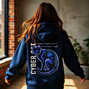 Veste À Capuche Cybercat Apex Predator - Cadeau de science-fiction