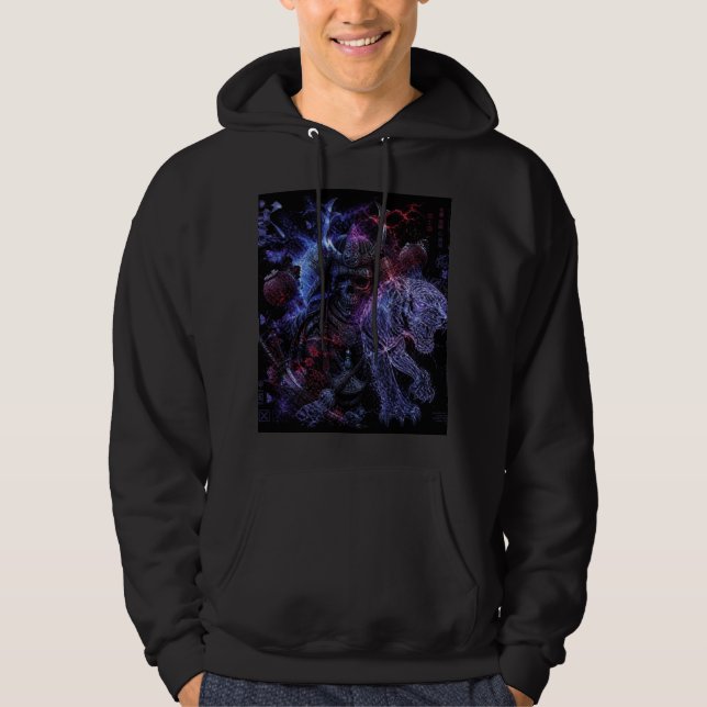 Veste À Capuche cyberpunk (Devant)