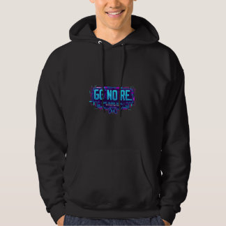 Veste À Capuche Cyberpunk GG NO RE Style de jeu esthétique - Néon