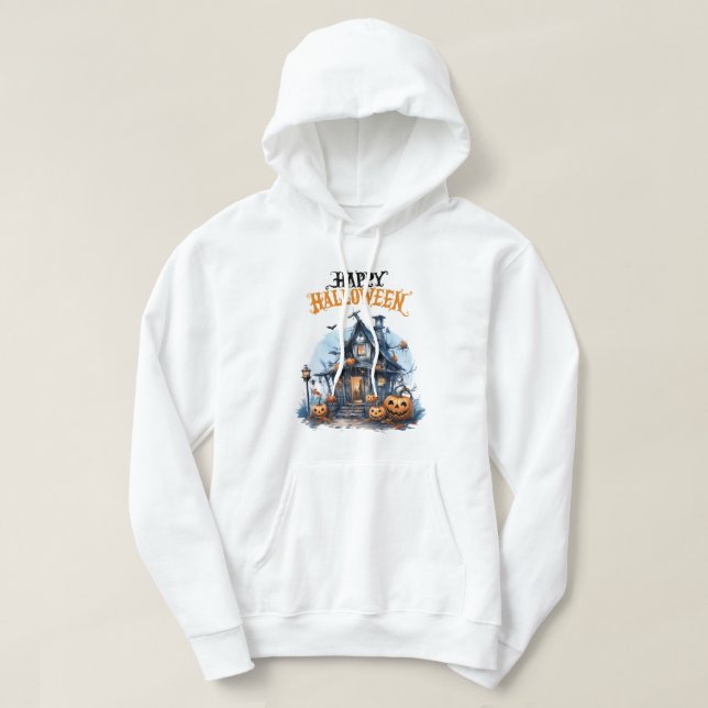 Veste À Capuche D sweat-shirt à capuche Halloween (Design devant)