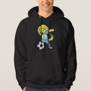 Veste À Capuche Dab Golden Retriever Argentine Fan de football Jer