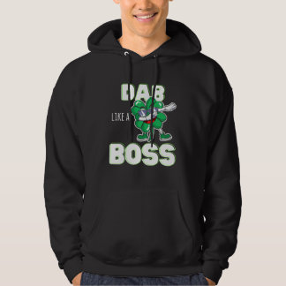 Veste À Capuche Dab Like a Boss St Paddy s Day Shamrock Unicorn Gi