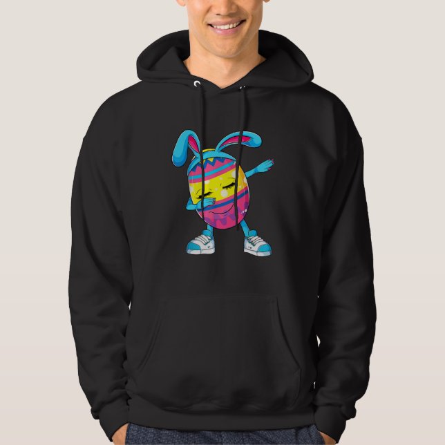 Veste À Capuche Dabbing Easter Egg Apparel Bunny Easter Day Girl K (Devant)