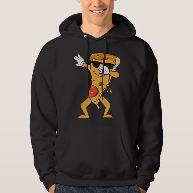 Veste À Capuche Dabbing Pizza (Devant)