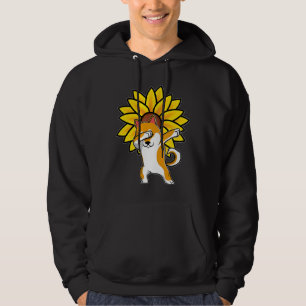 Veste À Capuche Dabbing Shiba Akita Inu Chien Tournesol Autisme Aw