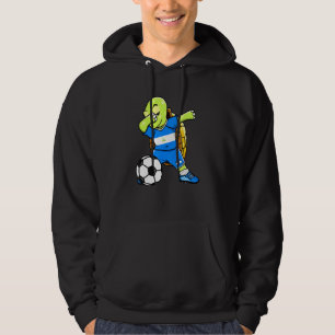 Veste À Capuche Dabbing Turtle Nicaragua Fans de football Jersey D