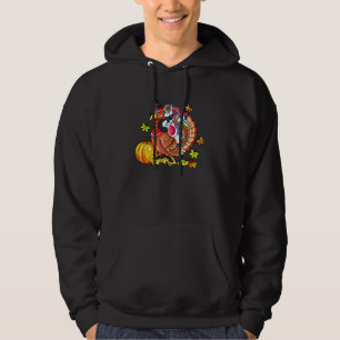 Veste À Capuche Dabbing Unicorn Turquie équitation Thanksgiving Un