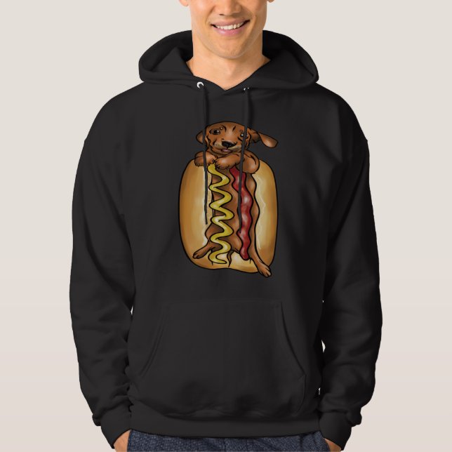 Veste À Capuche Dachshund   (Devant)