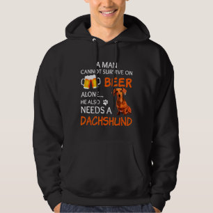 Veste À Capuche Dachshund Aussi