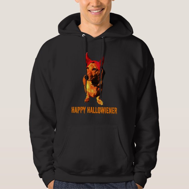 Veste À Capuche Dachshund Devil (Devant)