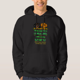Veste À Capuche Dachshund Funny Wiener Dog Je ne suis qu'un Zodi G