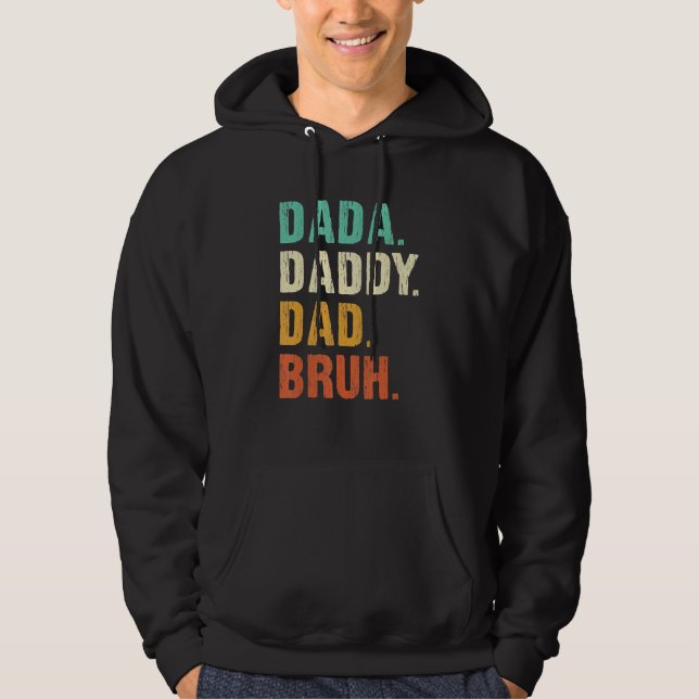 Veste À Capuche Dada papa papa Bruh (Devant)