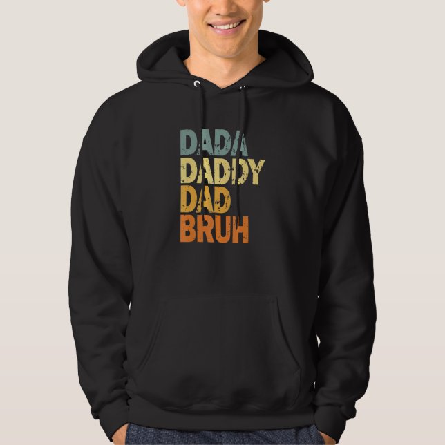 Veste À Capuche Dada papa papa Bruh (Devant)