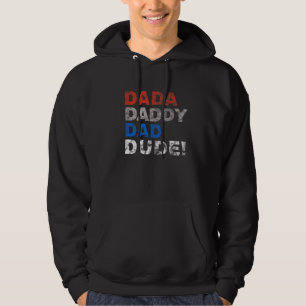 Veste À Capuche Dada Papa Papa Papa Dude Sarcastic Papa