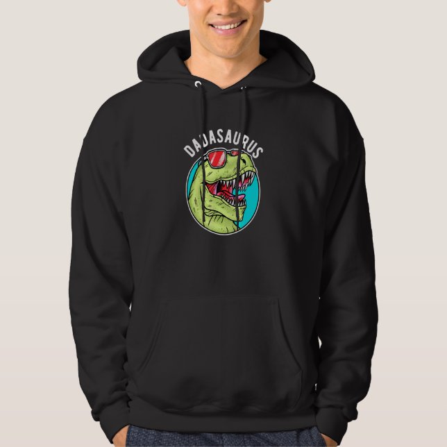 Veste À Capuche Dadasaurus T Rex Dinosaur Dada Saurus (Devant)