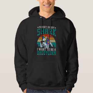 Veste À Capuche Daddycorn Cool Unicorn Père Fille Bonification Lif