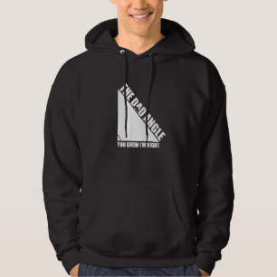 Veste À Capuche Dads Angle Amour Math Fête des pères Géométrie Vou