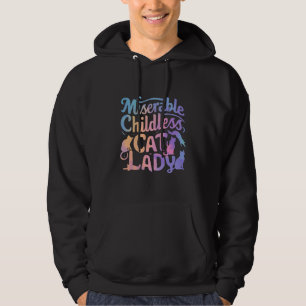 Veste À Capuche Dame de chat misérable sans enfants