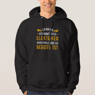Veste À Capuche Dammt Good Electriciens Electricien Danger de Circ