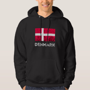Veste À Capuche Danemark Dannebrog Drapeau danois Dansk Roots Dank