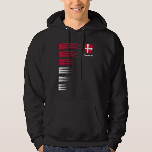 Veste À Capuche Danemark Soccer Jersey (Devant)