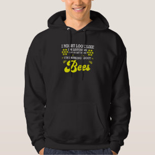 Veste À Capuche Dans Ma Tête, Je Pense À L'Apiculture Des Abeilles