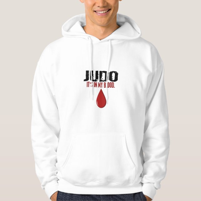 Veste À Capuche Dans mon JUDO de sang (Devant)