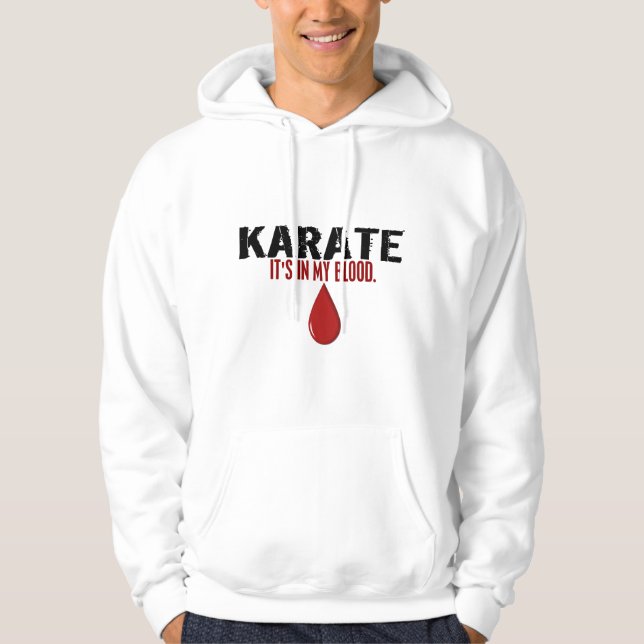 Veste À Capuche Dans mon KARATÉ de sang (Devant)