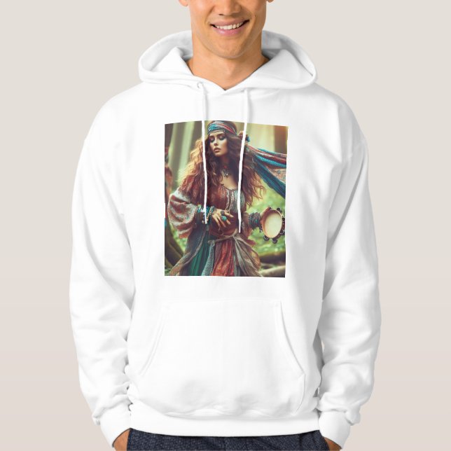 VESTE À CAPUCHE DANSANT GITAN (Devant)