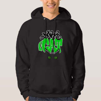 Veste À Capuche Dark cat in graffiti art Hoodie