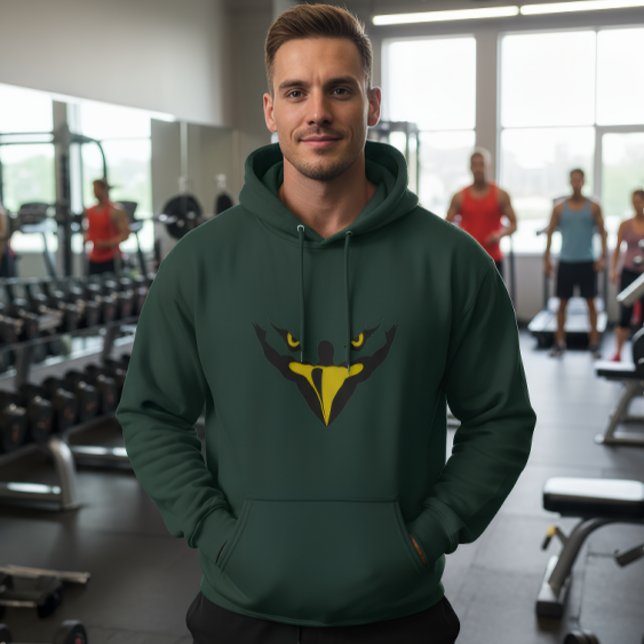 Veste À Capuche Dark Eagle Eyes Hoodie | Powerful Minimalist Preda (Créateur téléchargé)