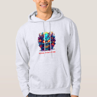 Veste À Capuche "Dark Neon Skull – Halloween design  