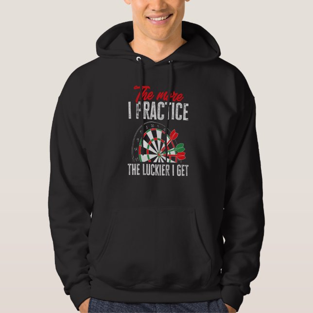 Veste À Capuche Dart Darts Player Plus je pratique le lackier (Devant)