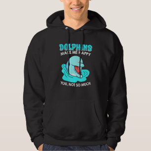 Veste À Capuche Dauphins Heureux Vous Pas Tant De Sarcasme