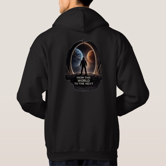 Veste À Capuche De ce monde au suivant — Voyage interplanétaire (Dos)