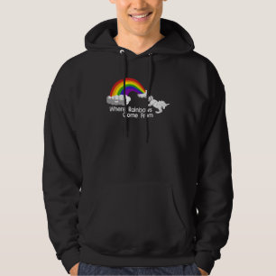 Veste À Capuche De là où les arcs-en-ciel viennent