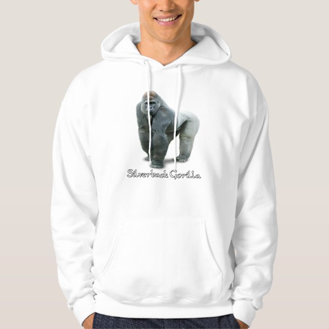 Veste À Capuche Débardeur à capuche Silverback Gorilla (Devant)