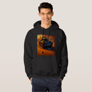 Veste À Capuche Débardeur Tank Neon Desert – Combat Sci-Fi Futuris