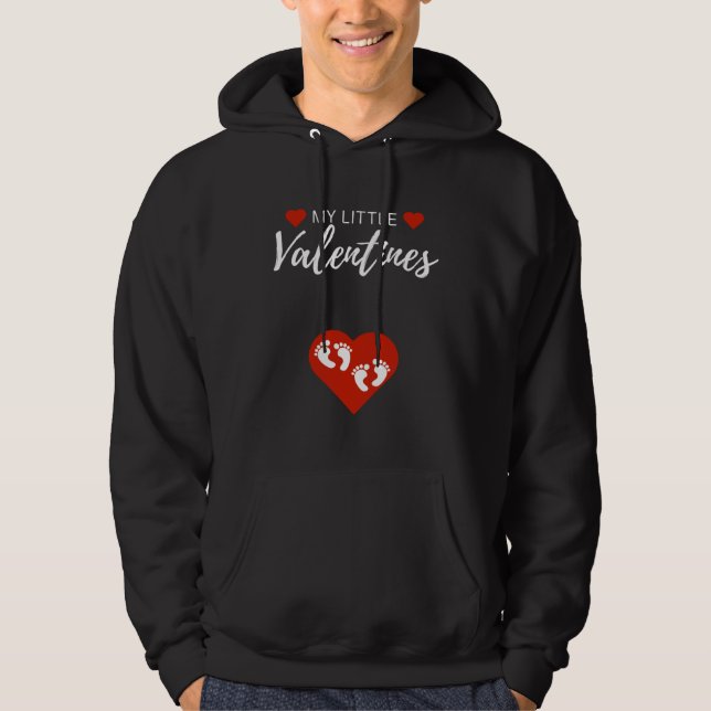 Veste À Capuche Déclaration de grossesse pour la Saint-Valentin Ju (Devant)
