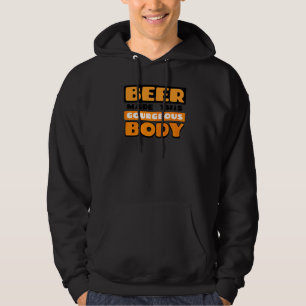 Veste À Capuche Déclaration humoristique de fête de bière en buvan