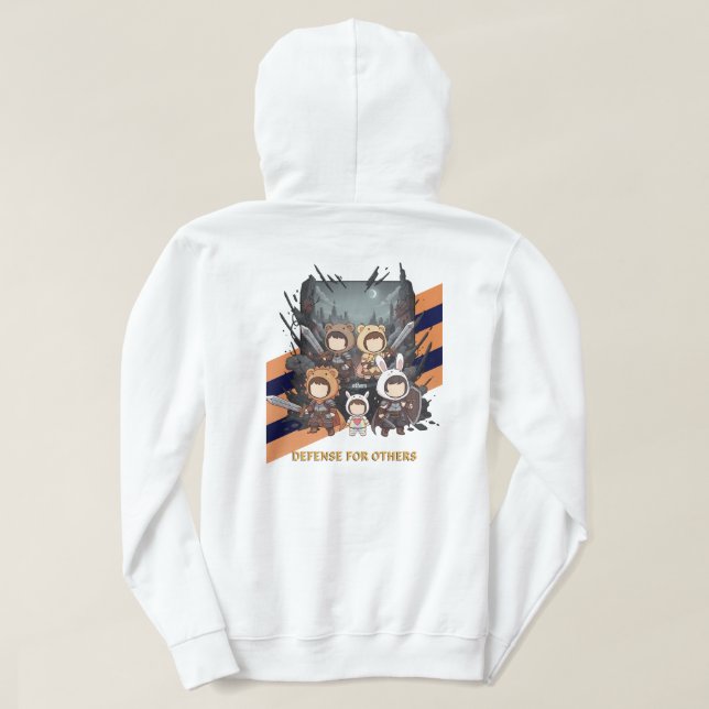 Veste À Capuche Défense des autres - Petits Gardiens (Design dos)