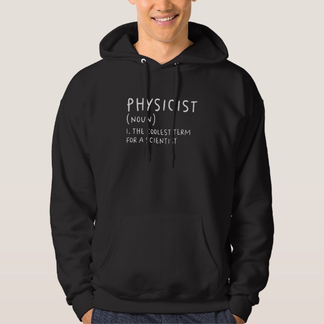 Veste À Capuche Définition de physicien Physique Scientifique Scie (Devant)