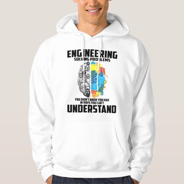 Veste À Capuche Définition d'ingénierie cool Cadeau drôle d'ingéni (Devant)